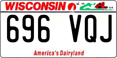 WI license plate 696VQJ