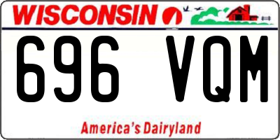 WI license plate 696VQM