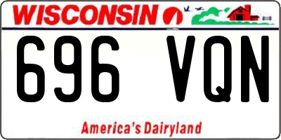 WI license plate 696VQN