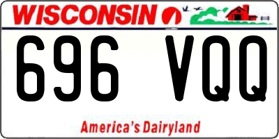 WI license plate 696VQQ