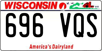 WI license plate 696VQS