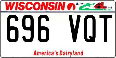 WI license plate 696VQT