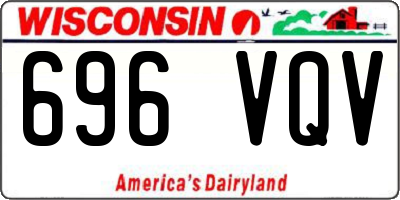 WI license plate 696VQV