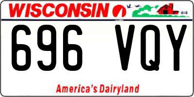 WI license plate 696VQY