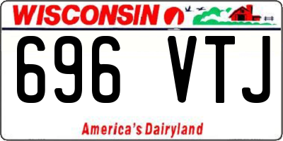 WI license plate 696VTJ
