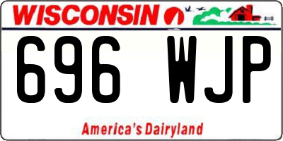 WI license plate 696WJP