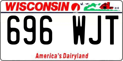 WI license plate 696WJT