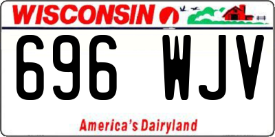 WI license plate 696WJV