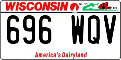 WI license plate 696WQV