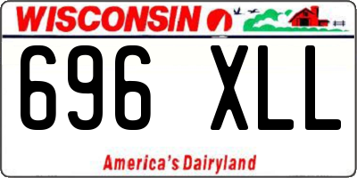 WI license plate 696XLL