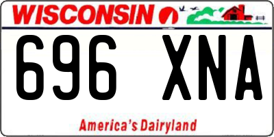 WI license plate 696XNA