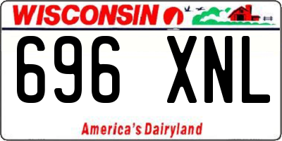 WI license plate 696XNL