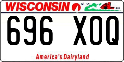 WI license plate 696XOQ