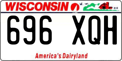 WI license plate 696XQH