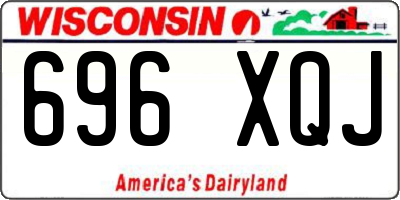 WI license plate 696XQJ