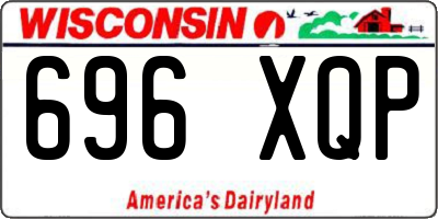 WI license plate 696XQP