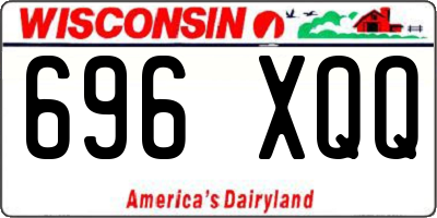 WI license plate 696XQQ