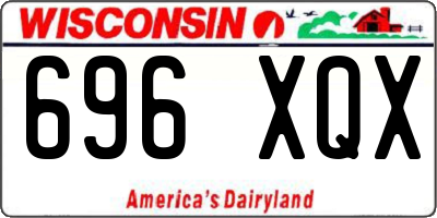 WI license plate 696XQX