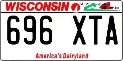 WI license plate 696XTA