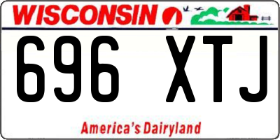 WI license plate 696XTJ