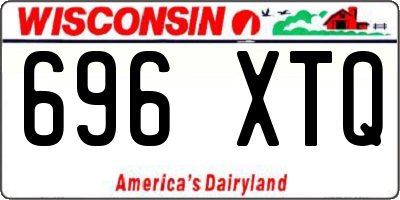 WI license plate 696XTQ
