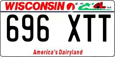 WI license plate 696XTT