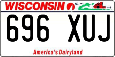 WI license plate 696XUJ