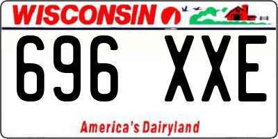 WI license plate 696XXE