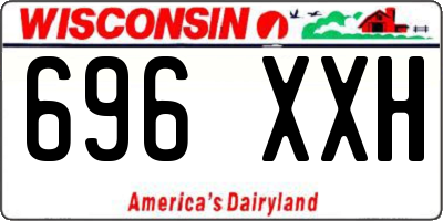 WI license plate 696XXH