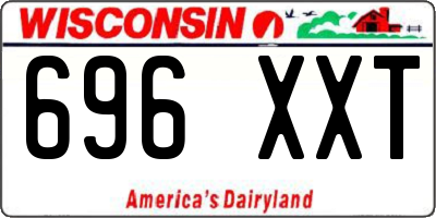 WI license plate 696XXT