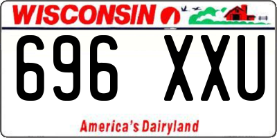 WI license plate 696XXU