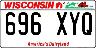 WI license plate 696XYQ
