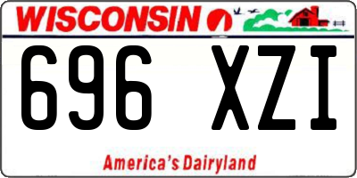 WI license plate 696XZI