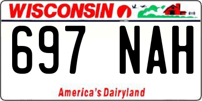 WI license plate 697NAH