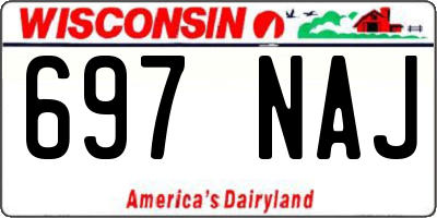 WI license plate 697NAJ