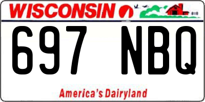 WI license plate 697NBQ