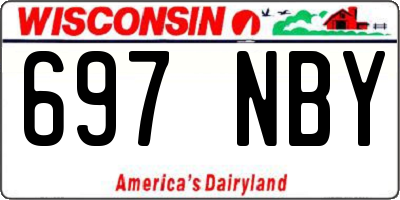 WI license plate 697NBY