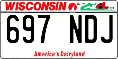 WI license plate 697NDJ