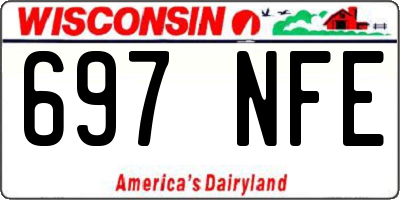 WI license plate 697NFE