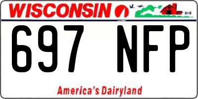 WI license plate 697NFP