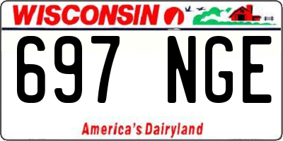 WI license plate 697NGE
