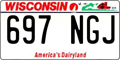 WI license plate 697NGJ