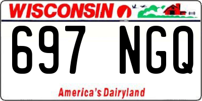 WI license plate 697NGQ