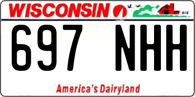 WI license plate 697NHH