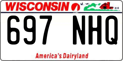 WI license plate 697NHQ
