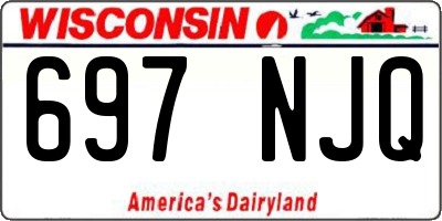 WI license plate 697NJQ
