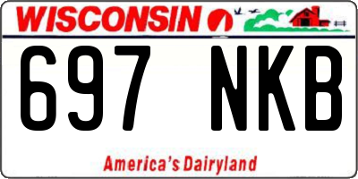 WI license plate 697NKB