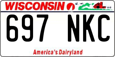 WI license plate 697NKC
