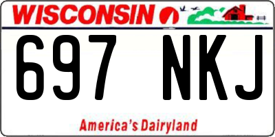 WI license plate 697NKJ