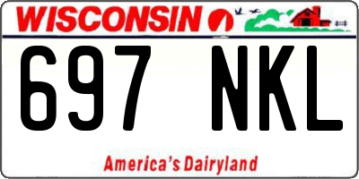WI license plate 697NKL